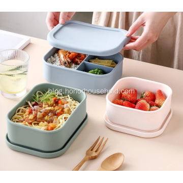 Silicone Lunch Box 3 Compartment Food Container